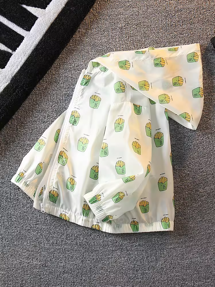 Quần áo chống nắng cho bé trai 25 kiểu dáng mùa hè mới Áo khoác ngoài nhẹ cho bé trai Quần áo mùa hè thoáng khí có khả năng chống tia cực tím và che nắng cho da
