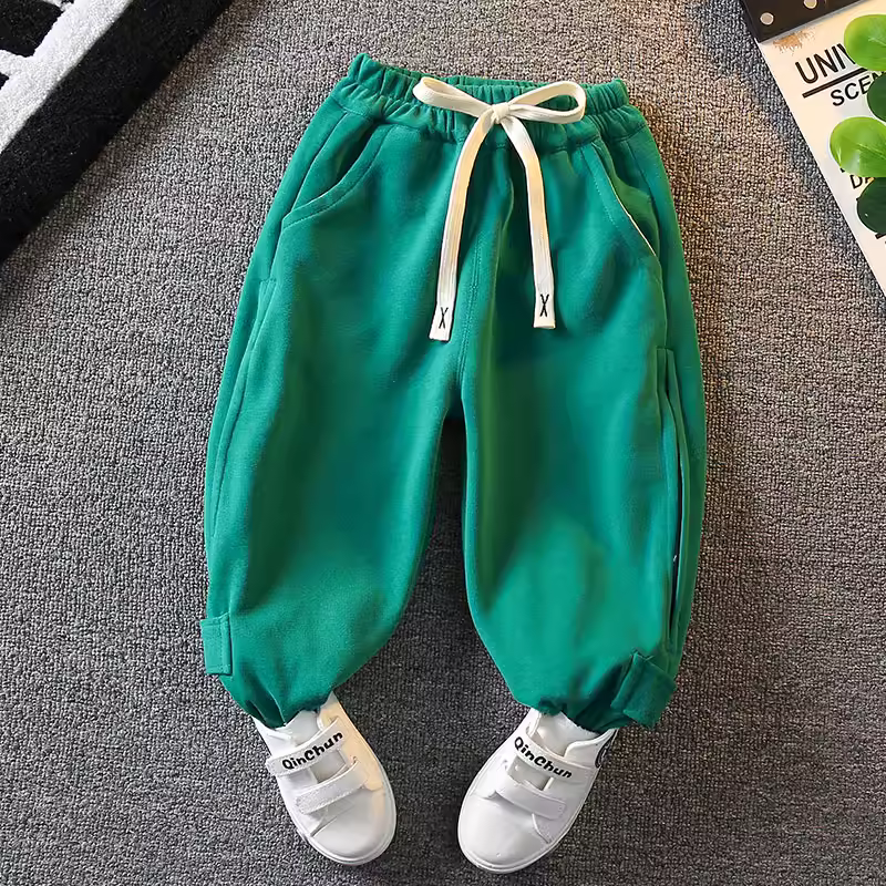 Quần bé trai 2025 kiểu dáng mới thời trang mùa xuân thu quần thể thao trẻ em quần trẻ em đẹp trai thời trang quần thường ngày