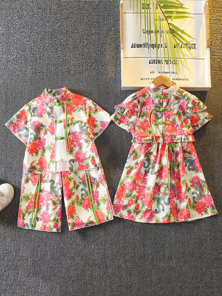 Hanfu dành cho trẻ em, bộ trang phục phong cách Trung Hoa dành cho bé trai và bé gái, trang phục trang trọng cải tiến cao cấp mùa hè dành cho bé trai, trang phục biểu diễn.