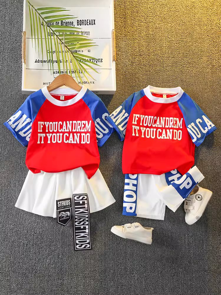 Trang phục cổ vũ trẻ em, đồng phục lớp, trang phục biểu diễn mẫu giáo, trang phục hip-hop, trang phục thi đấu thể thao tiểu học