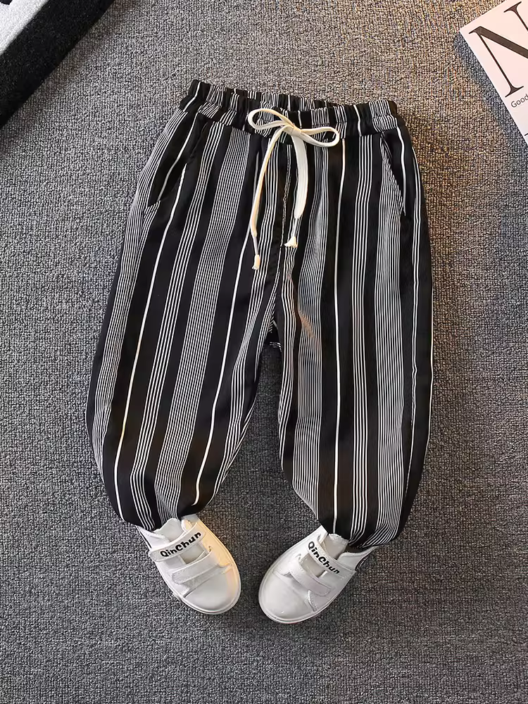 Quần chống muỗi mùa hè cho bé trai 2025 kiểu dáng mới thời trang quần mùa hè mỏng nhẹ quần dài trẻ em bé trai đẹp trai