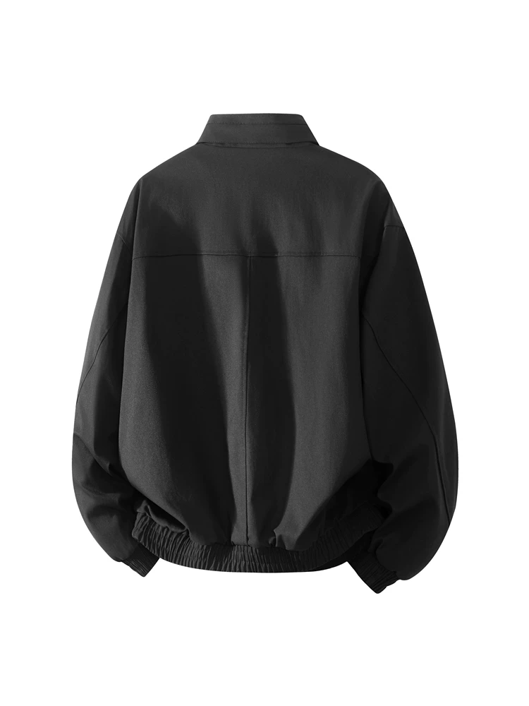 Áo khoác phi công cổ đứng kiểu Mỹ của Jeanswest dành cho nam, mùa xuân thu, thương hiệu thời trang cao cấp, áo khoác dáng rộng thoải mái, phong cách cá tính.