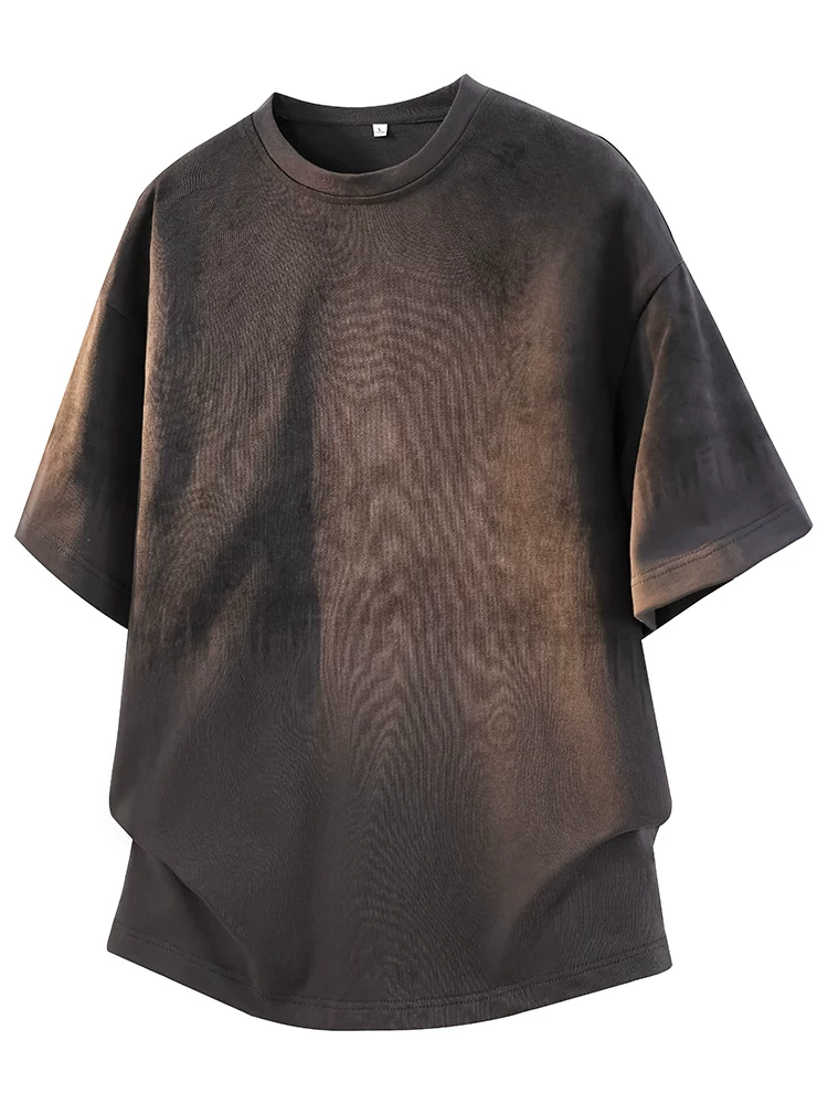 Áo thun cổ tròn dáng rộng cao cấp phong cách Mỹ của Jeanswest dành cho nam, áo thun ngắn tay thời trang mùa hè, thoáng khí, thân thiện với làn da.