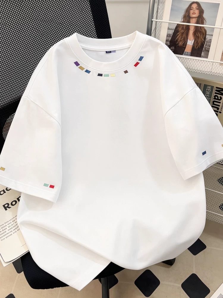 Áo thun cổ tròn dáng rộng thông thường của Jeanswest dành cho nam, thương hiệu thời thượng cao cấp mùa hè, đa năng, thoáng khí, thân thiện với làn da, áo ngắn tay.