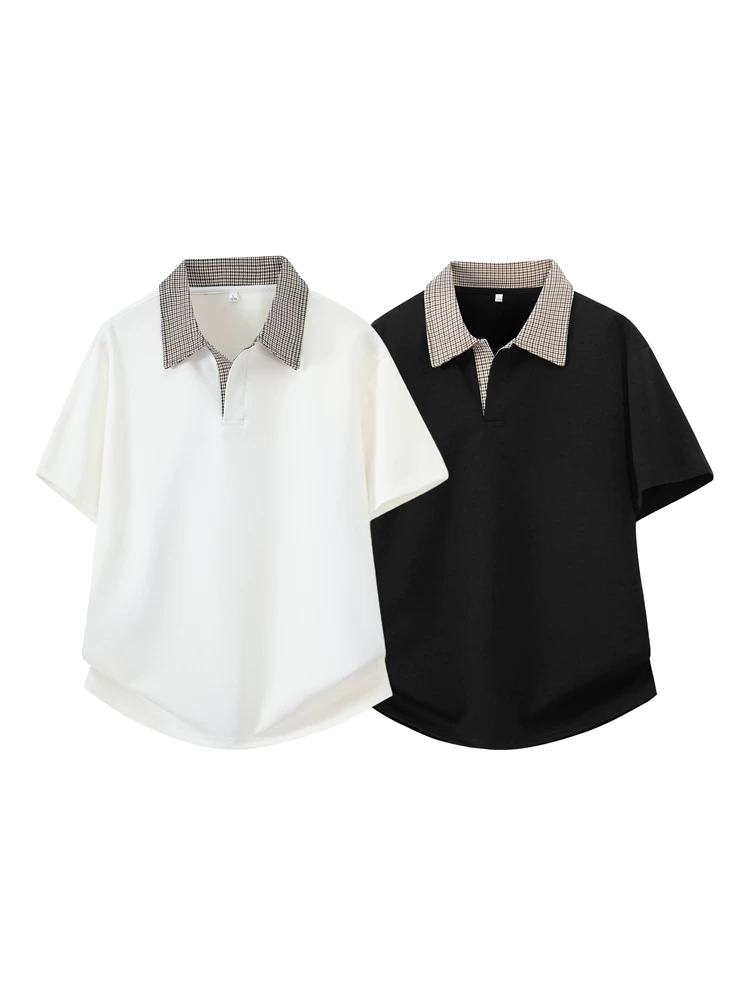Áo polo nam Jeanswest kiểu Mỹ phối màu, thương hiệu thời trang cao cấp mùa hè, thoáng khí, thân thiện với làn da, dáng rộng, tay ngắn.