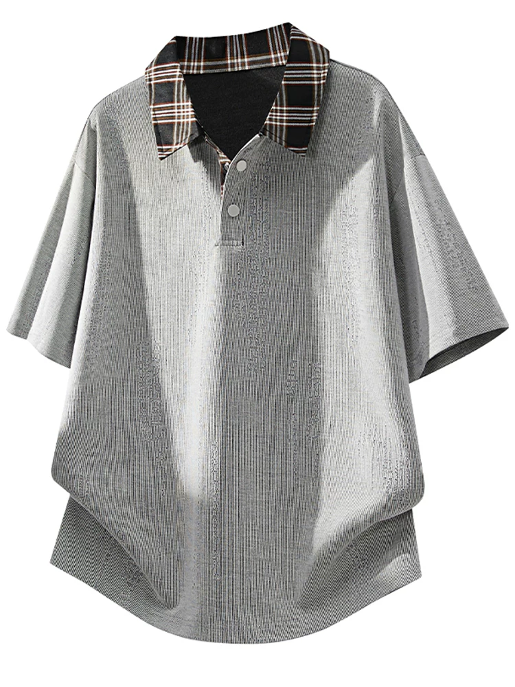 Áo polo nam Jeanswest phong cách Mỹ cổ điển phối màu, kiểu mới hè 2026, áo polo rộng rãi thời trang thoáng khí.
