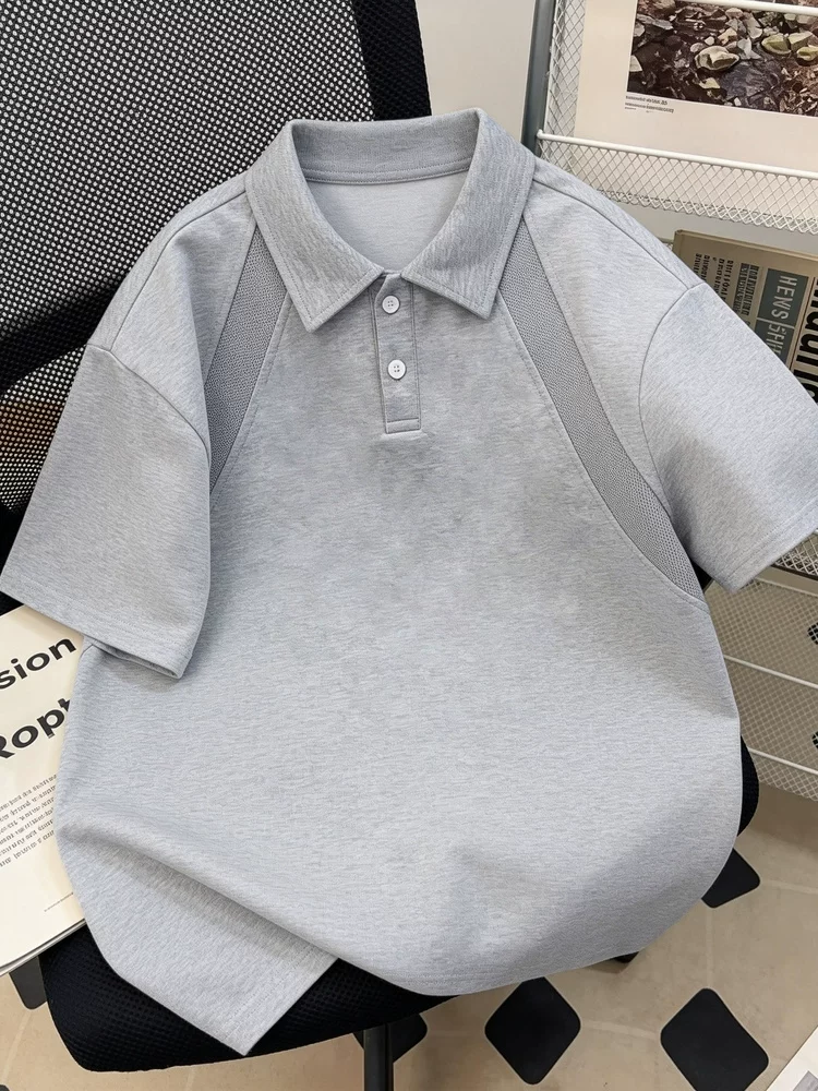 Áo thun thoáng khí thương hiệu thời trang phong cách Mỹ của Jeanswest dành cho nam, áo polo mỏng, rộng rãi, thoải mái, đa năng, thân thiện với làn da, thích hợp cho mùa hè.