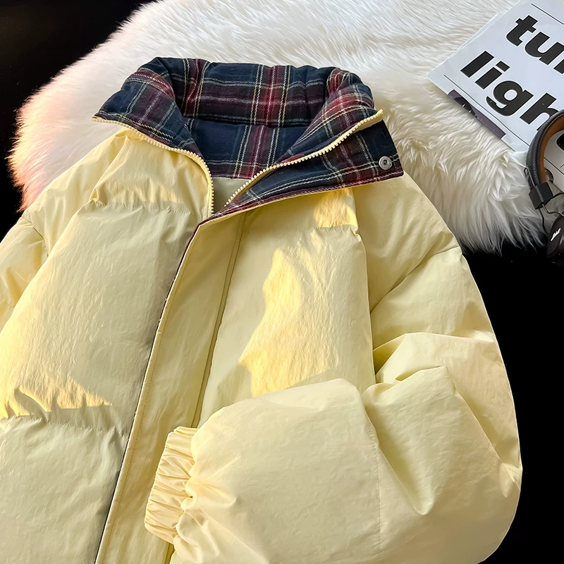 Áo khoác cotton mùa đông nam Jeanswest có lớp lót lông cừu, áo khoác cotton dày dặn, áo khoác ngoài cotton ấm áp cho nam, quần áo mùa đông.