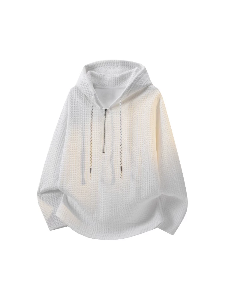 Áo hoodie nam Jeanswest kiểu dáng casual, nửa khóa kéo, mùa xuân thu 2026, kiểu mới, form rộng, chất liệu cao cấp.