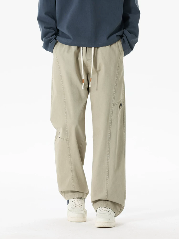 Quần dài công sở Jeanswest 100% cotton nguyên chất dành cho nam, quần dài thời trang xuân thu đa năng, phong cách cao cấp.