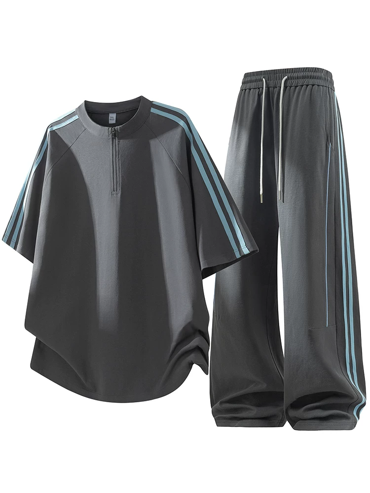 Áo thun nam tay lửng kiểu Mỹ Jeanswest, chất liệu thoáng khí, kiểu dáng rộng rãi, thời trang, phong cách thể thao, thích hợp cho mùa xuân hè.