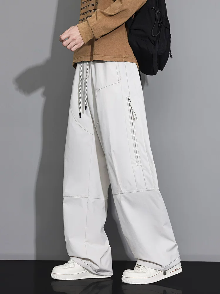 Quần dài ống rộng kiểu công sở Jeanswest dành cho nam, mùa xuân và mùa thu, dáng rộng, đa năng, sành điệu, mềm mại, chống nhăn.