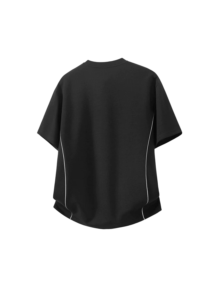 Áo thun cổ tròn kiểu Mỹ của Jeanswest dành cho nam, áo thun ngắn tay cao cấp mùa hè rộng rãi hợp thời trang thoáng khí thân thiện với làn da.