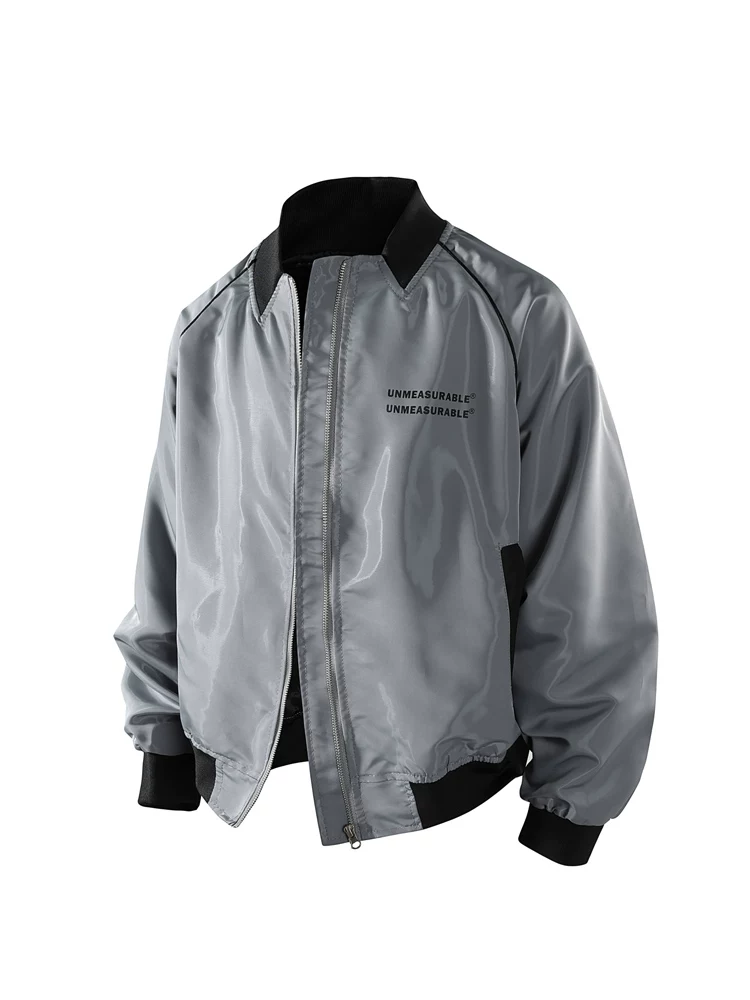 Áo khoác cổ đứng thương hiệu thời trang mới của Jeanswest dành cho nam, áo khoác bóng chày cao cấp phong cách Mỹ thường ngày mùa xuân thu.