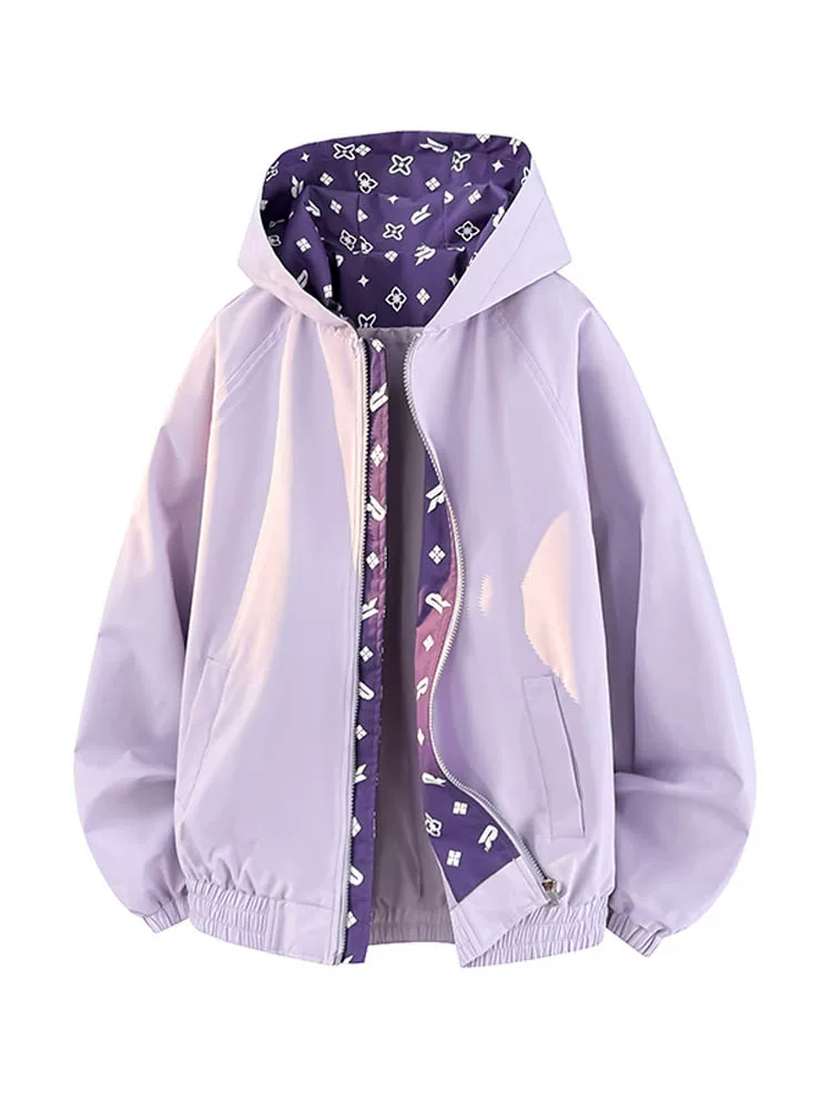 Áo khoác có mũ trùm đầu kiểu Mỹ của Jeanswest dành cho nam, mùa xuân thu, cao cấp, dáng rộng, đa năng, áo khoác màu đen giản dị, cá tính.