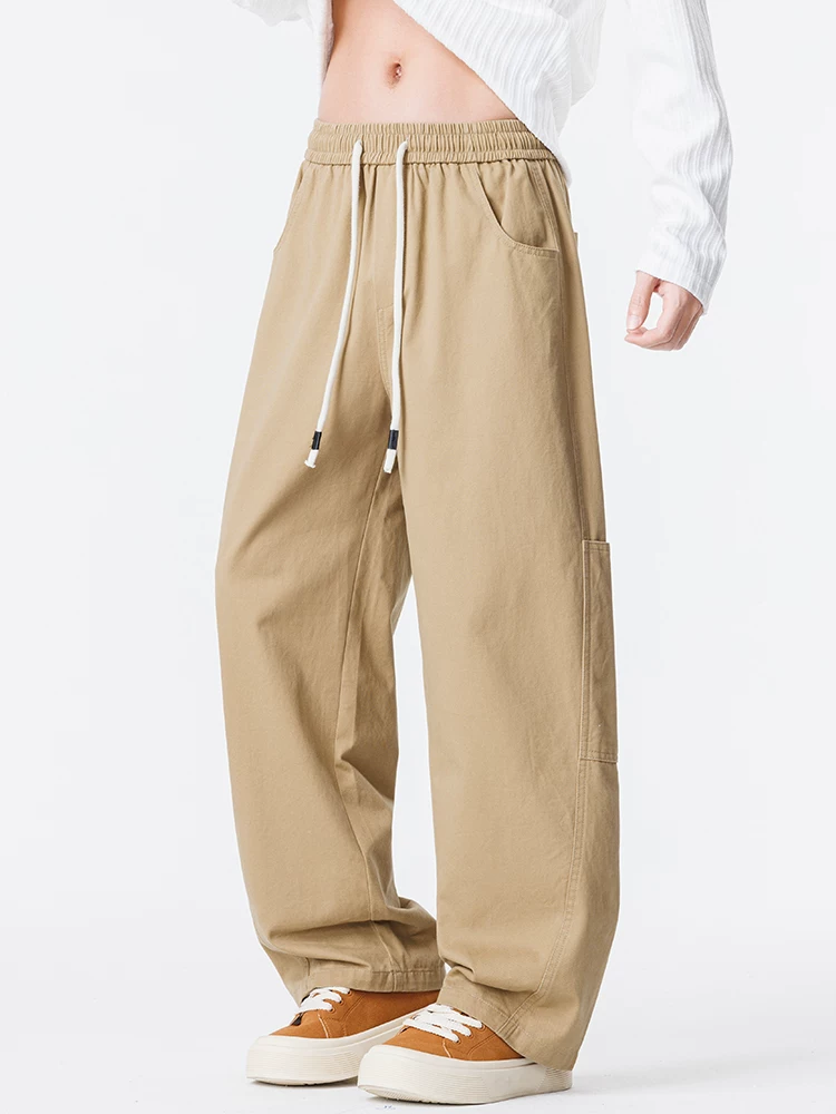 Quần dài nam Jeanswest 100% cotton nguyên chất, kiểu dáng công sở, chất liệu mềm mại, thích hợp cho mùa xuân thu, dáng suông rộng, cảm giác cao cấp.