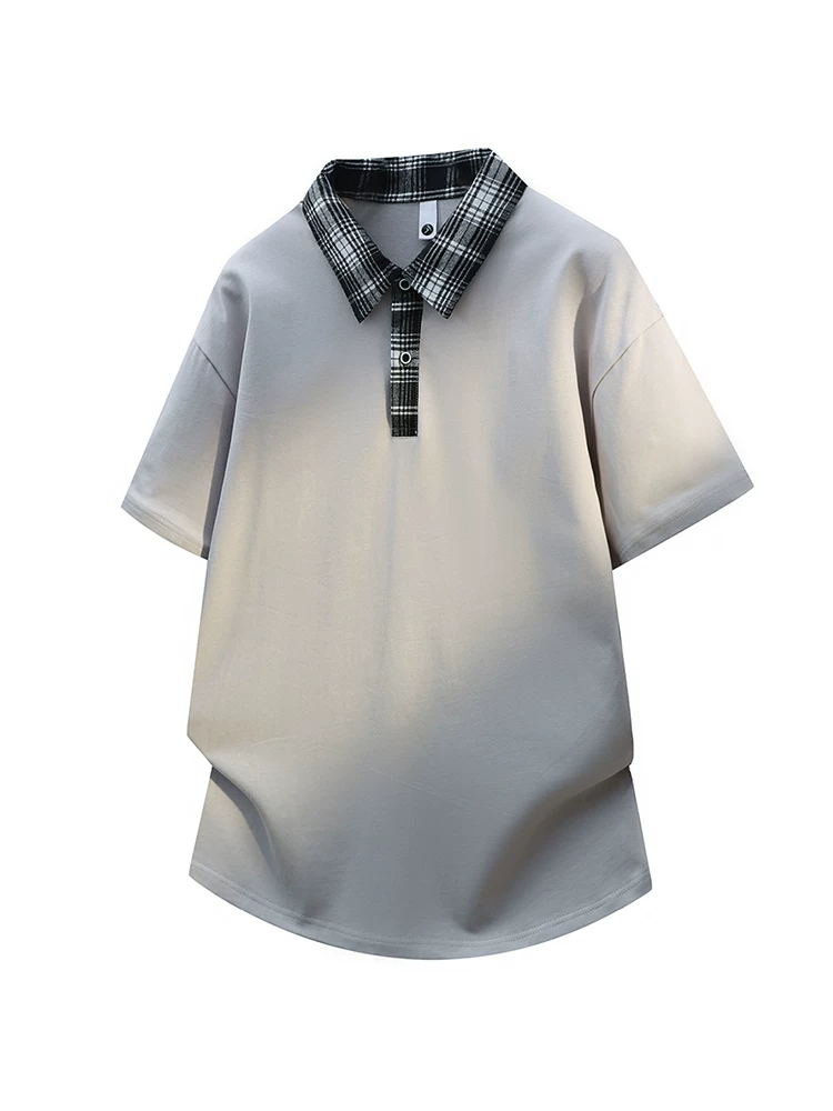Áo thun kẻ sọc phối màu phong cách Mỹ của Jeanswest dành cho nam, áo sơ mi ngắn tay thoáng khí, rộng rãi, hợp thời trang, cao cấp mùa hè.