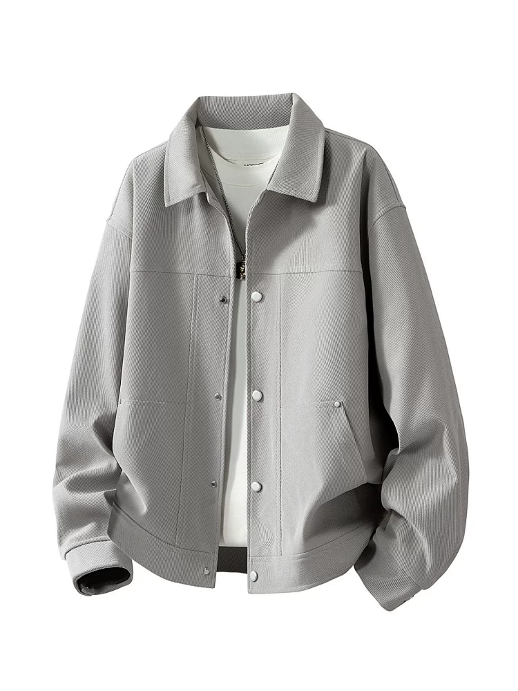 Áo khoác cổ điển kiểu Mỹ của Jeanswest dành cho nam, thương hiệu thời trang thường ngày mùa xuân thu, áo khoác ngoài rộng rãi cao cấp.