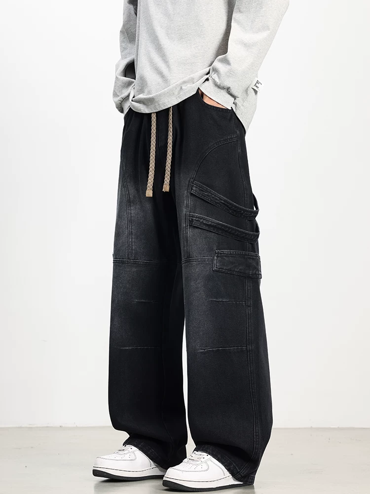 Quần jeans ống đứng kiểu Mỹ của Jeanswest dành cho nam, thương hiệu thời trang xuân thu, cảm giác cao cấp, ống rộng thoải mái, quần dài sành điệu.