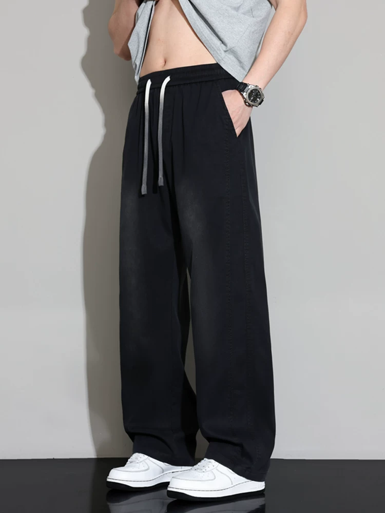 Quần dài ống đứng phong cách retro Mỹ của Jeanswest dành cho nam, quần dài dáng rộng thời trang mùa xuân thu, thương hiệu cao cấp.