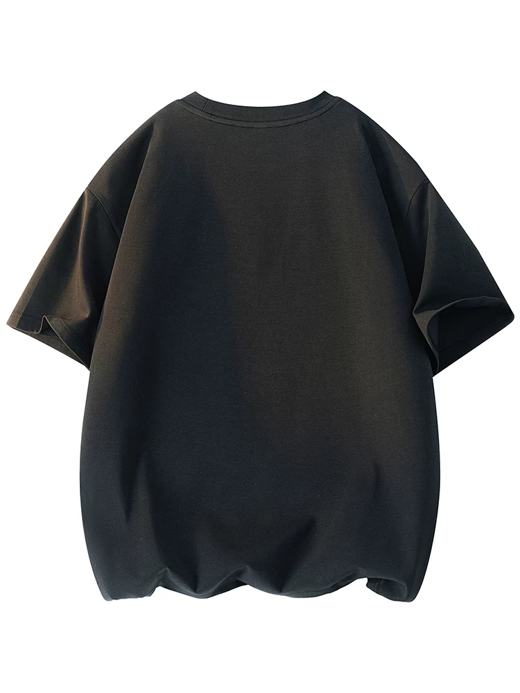 Áo thun cổ tròn màu trơn kiểu Mỹ của Jeanswest dành cho nam, áo thun ngắn tay thương hiệu thời trang cao cấp, thoáng khí, thân thiện với làn da, hợp thời trang mùa hè.