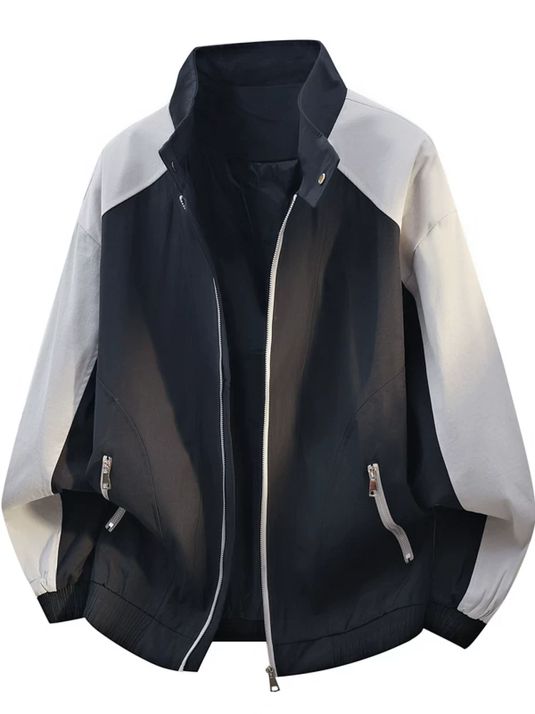 Áo khoác cổ điển kiểu Mỹ của Jeanswest dành cho nam, mùa xuân và mùa thu, áo khoác ngoài đa năng, rộng rãi, chống gió, cao cấp, hợp thời trang.