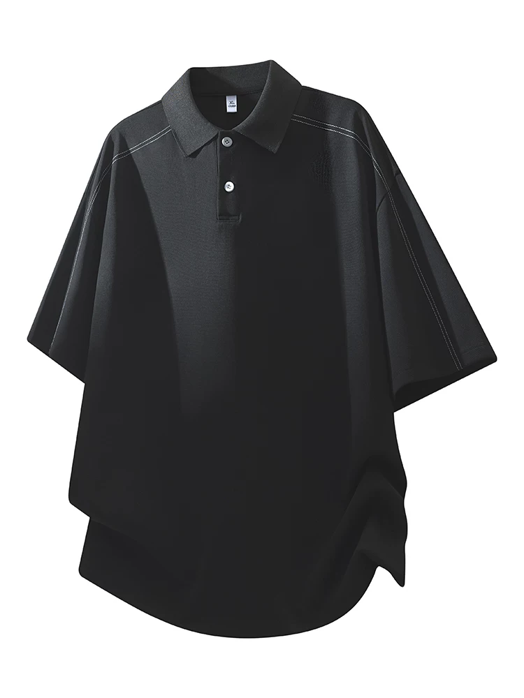 Áo thun polo màu trơn phong cách Mỹ của Jeanswest dành cho nam, dáng rộng mùa hè, thương hiệu thời trang đa năng mang lại cảm giác cao cấp, tay ngắn.