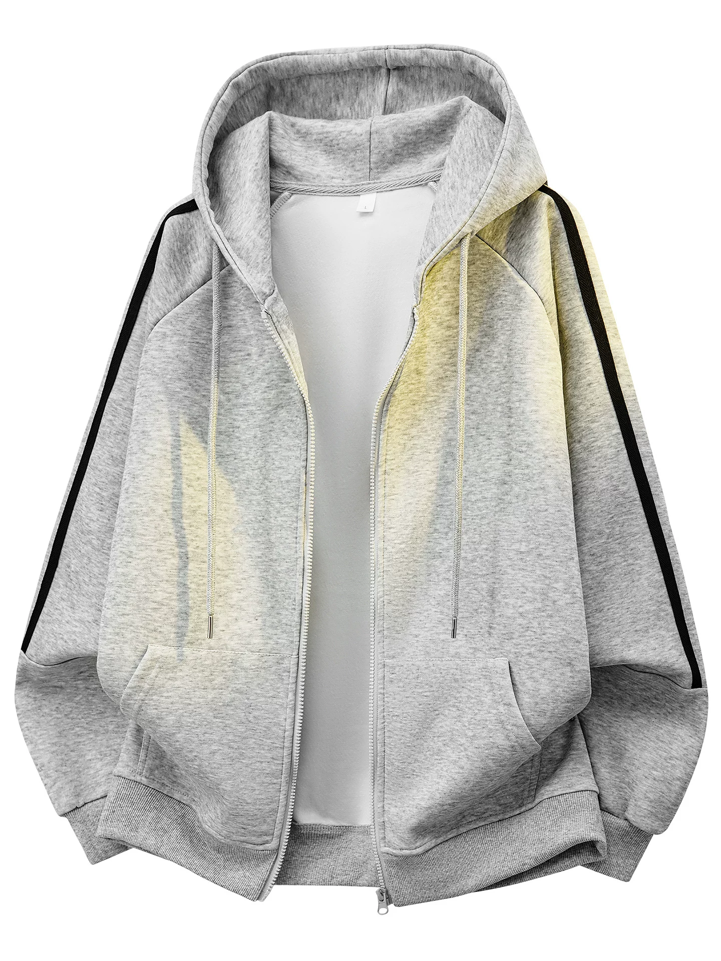Áo hoodie nam Jeanswest 2026 màu đen thời trang cao cấp, kiểu dáng rộng rãi, thoải mái cho mùa xuân và mùa thu.