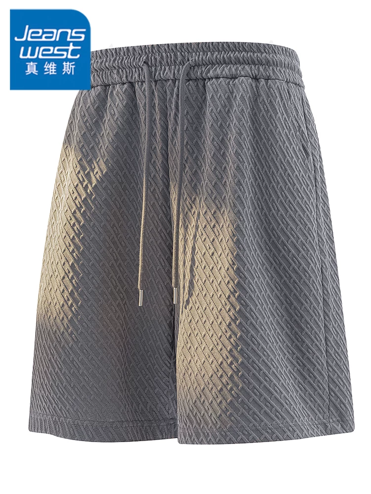 Quần short nam cao cấp kiểu Mỹ Jeanswest, quần short năm phần dáng rộng hợp thời trang mùa hè, thương hiệu thời thượng.