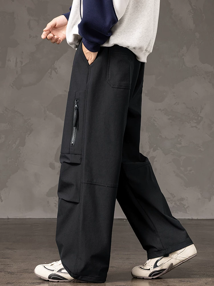 Quần dài ống rộng phong cách Mỹ của Jeanswest dành cho nam, quần dài ống rộng dáng rộng đa năng hợp thời trang mùa xuân thu, quần dài cao cấp thương hiệu thời thượng.