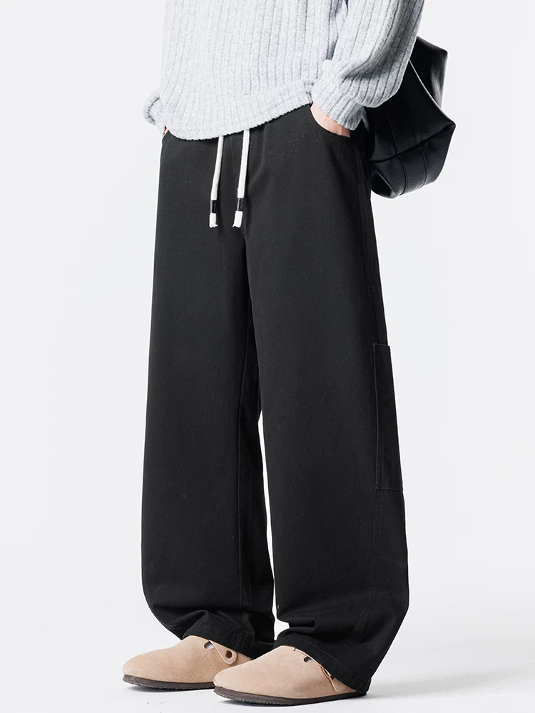 Quần dài nam Jeanswest 100% cotton nguyên chất, kiểu dáng công sở, chất liệu mềm mại, thích hợp cho mùa xuân thu, dáng suông rộng, cảm giác cao cấp.