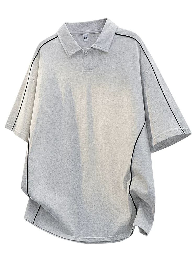 Áo thun polo kiểu Mỹ của Jeanswest dành cho nam, kiểu dáng rộng rãi mùa hè, cảm giác cao cấp, tay ngắn thời trang và đa năng.