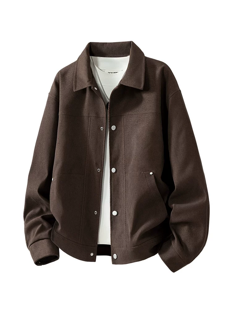 Áo khoác cổ điển kiểu Mỹ của Jeanswest dành cho nam, thương hiệu thời trang thường ngày mùa xuân thu, áo khoác ngoài rộng rãi cao cấp.