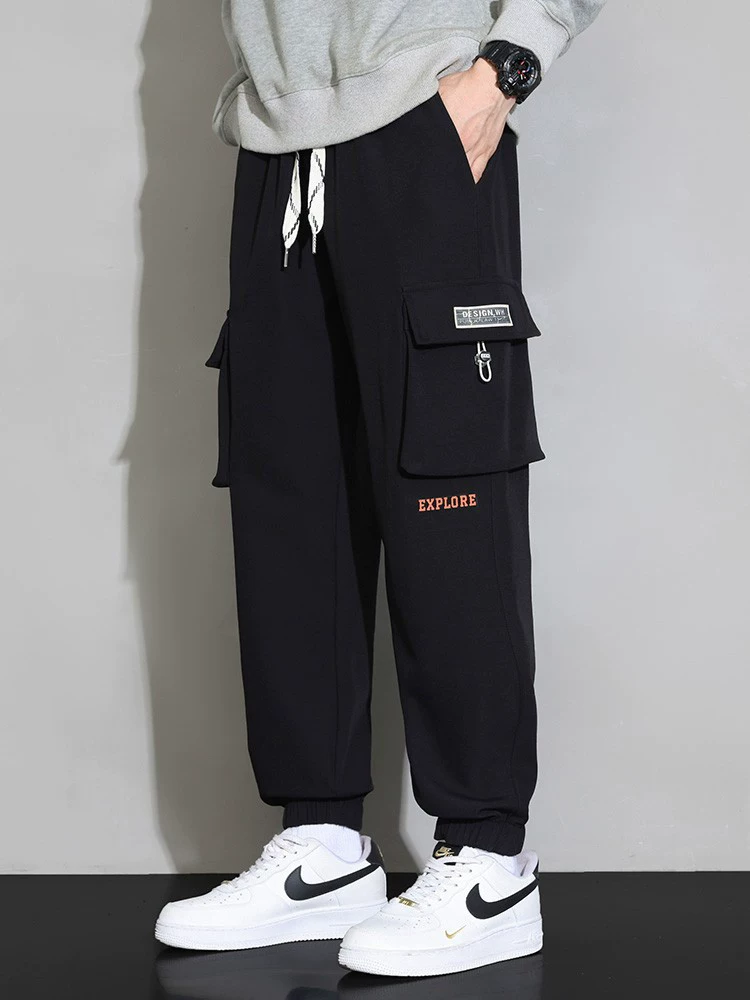 Quần jean nam Jeanswest, quần jogger thể thao mùa xuân thu, size lớn, dáng rộng, cao cấp, quần dài thường ngày