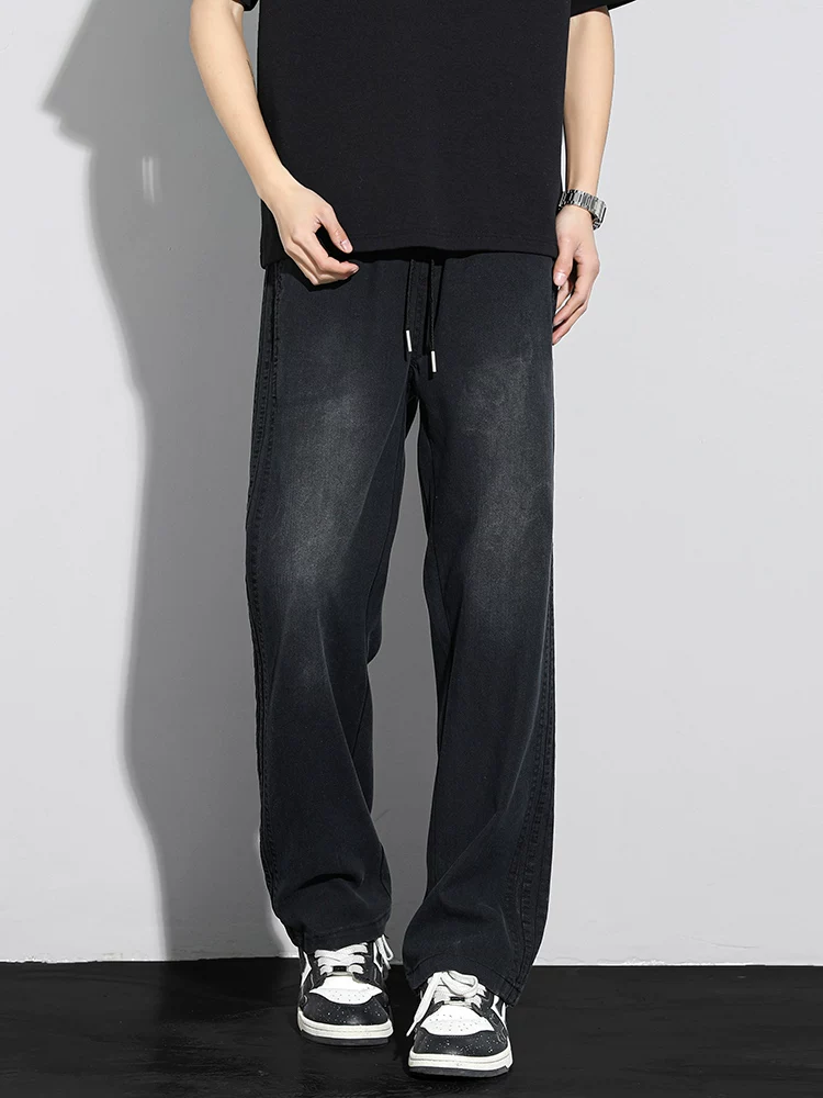 Quần jeans ống đứng lót lông cao cấp Jeanswest dành cho nam, mẫu mới xuân thu 2026, phong cách Mỹ thời thượng, quần casual.