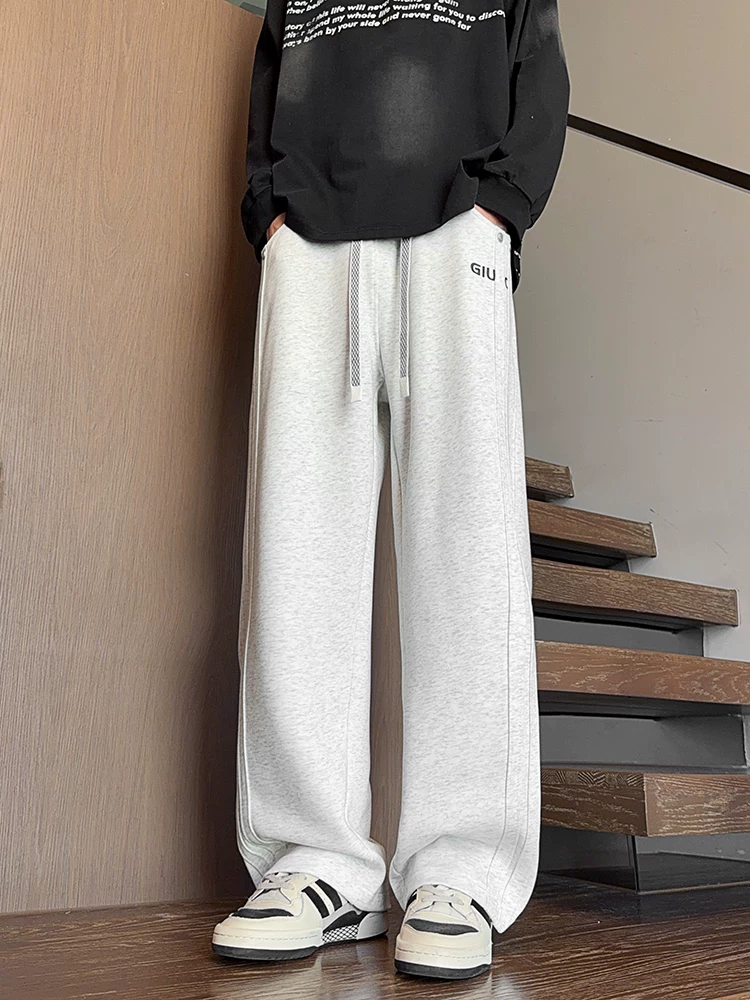 Quần dài ống rộng kiểu Mỹ của Jeanswest dành cho nam, mùa xuân thu, thương hiệu thời thượng cao cấp, quần dài dáng rộng, sành điệu, đa năng.