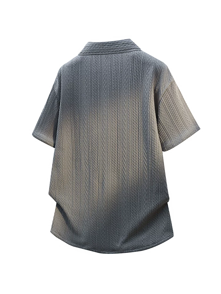 Áo cardigan cài nút kiểu Mỹ của Jeanswest dành cho nam, thương hiệu thời trang cao cấp mùa hè, áo ngắn tay rộng rãi và thoáng khí.