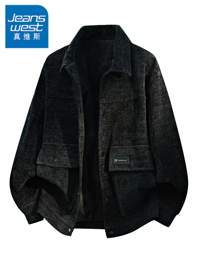 Áo khoác công sở có cổ điển kiểu Mỹ của Jeanswest dành cho nam, mùa xuân và mùa thu, áo khoác ngoài đa năng, rộng rãi, cao cấp.