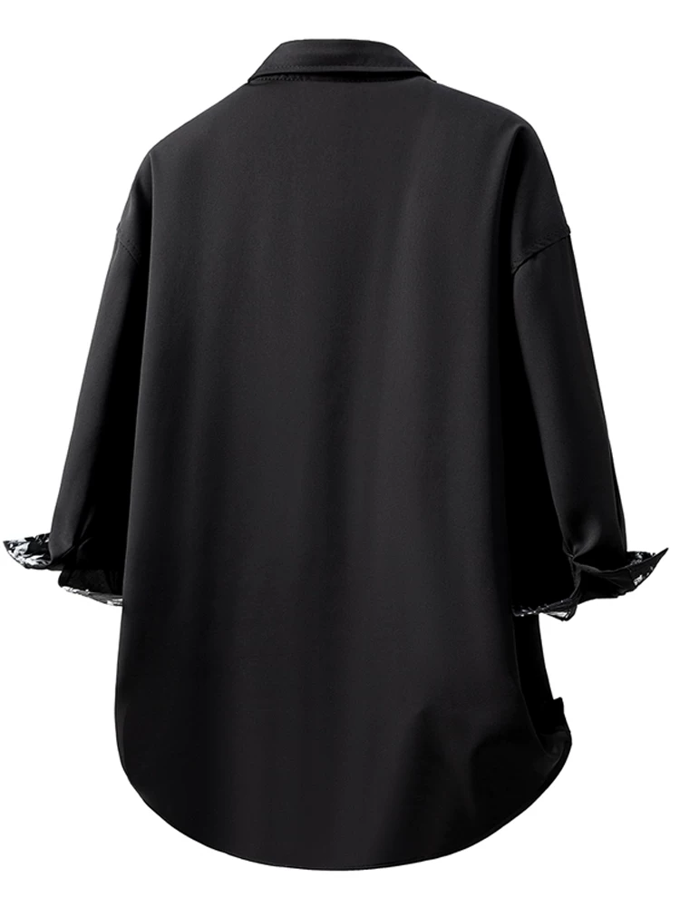 Áo thun tay ba phần tư Jeanswest Lapel Ice Silk dành cho nam, áo sơ mi cardigan mỏng thoáng khí cao cấp mùa hè thân thiện với làn da.