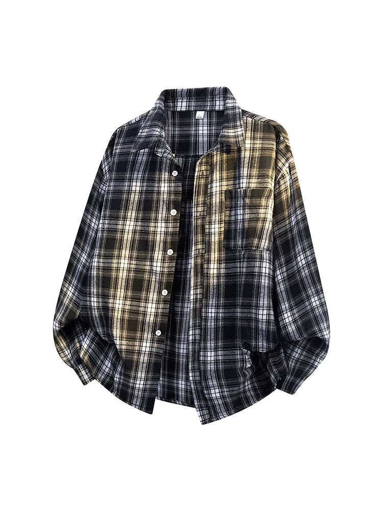 Áo sơ mi dài tay kẻ sọc cổ điển Jeanswest dành cho nam, áo sơ mi cao cấp phong cách mùa xuân, áo dáng rộng đa năng hợp thời trang.