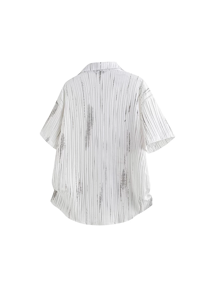 Áo sơ mi nam cổ bẻ sọc kiểu Mỹ của Jeanswest, áo sơ mi nam dáng rộng thoáng khí, thương hiệu thời trang cao cấp mùa xuân hè.