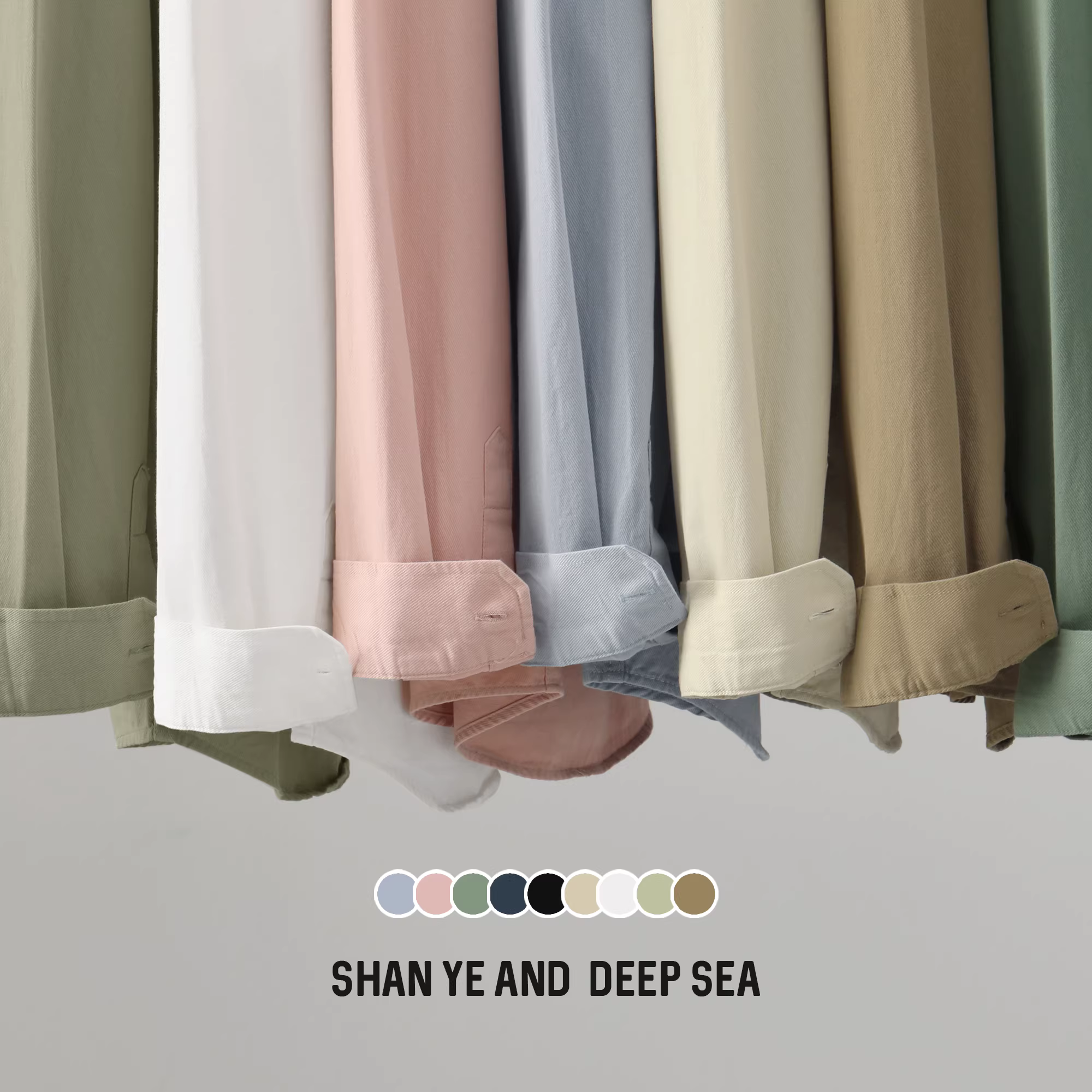 Áo sơ mi nam JIEYI chất liệu cotton nguyên chất, kiểu dáng đơn giản, màu trơn, đã qua xử lý giặt mềm, có một túi, cổ sơ mi, kiểu dáng mới đa năng.