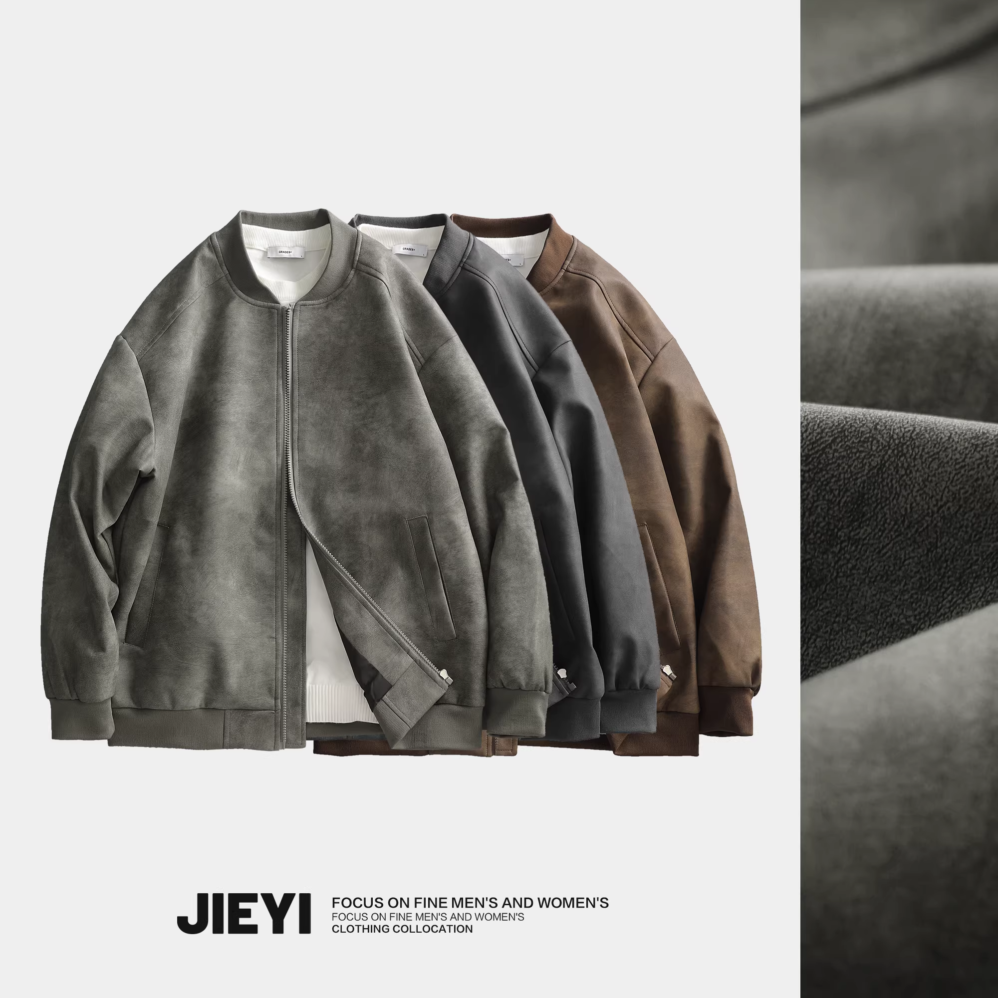 Áo khoác da PU kiểu Mỹ thời trang đường phố nam, kiểu dáng cổ điển, ngắn, phong cách vintage.