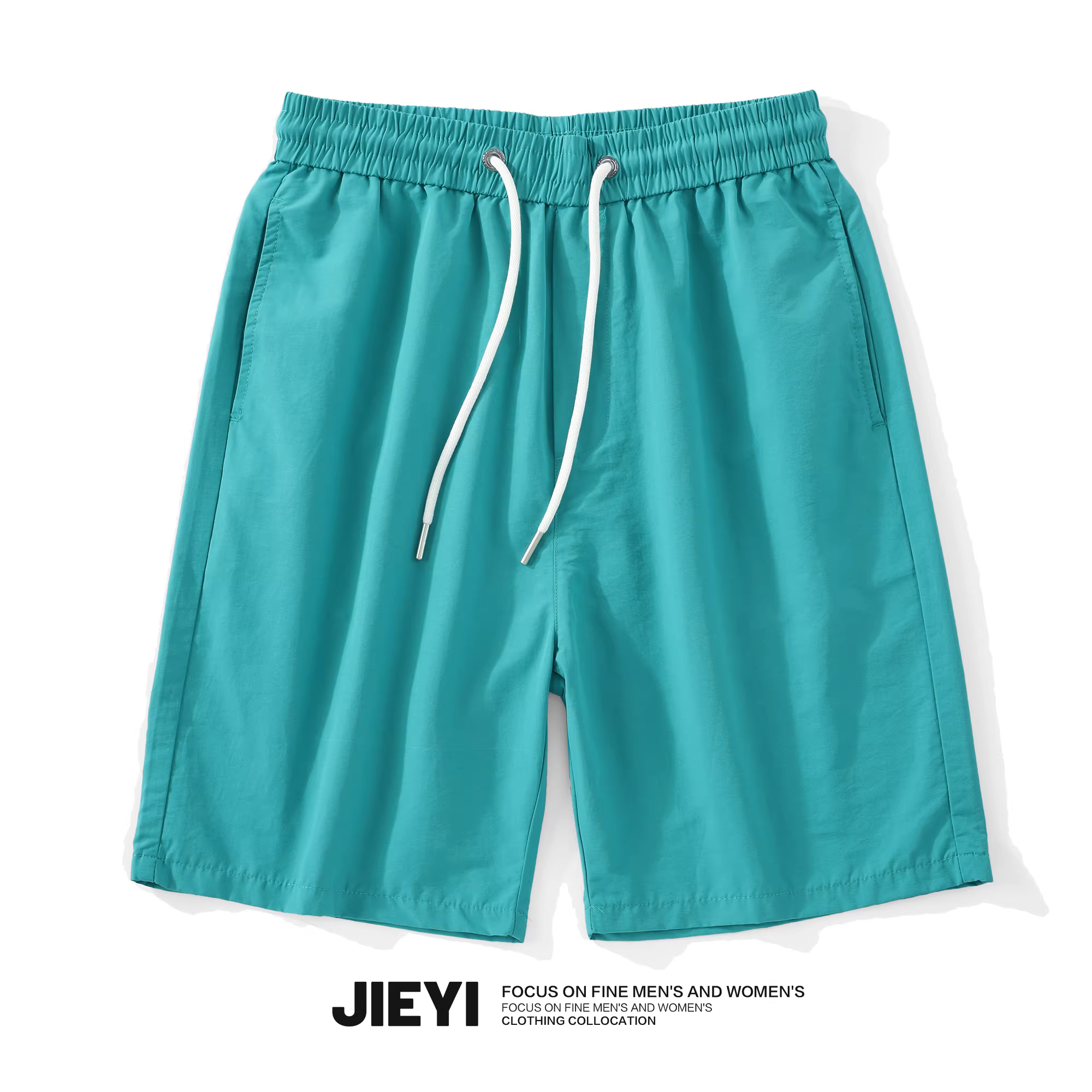 Ưu đãi đặc biệt: Quần short nam màu xanh huỳnh quang thời trang nhiều màu sắc, phong cách thể thao năng động, chất liệu cotton nhanh khô, dáng thẳng, dài đến giữa đùi.