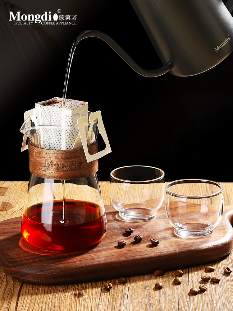 Bộ pha cà phê thủ công tại nhà, ấm pha cà phê, cốc lọc, cốc chia sẻ cà phê lạnh, ấm pha cà phê kiểu Mongdio