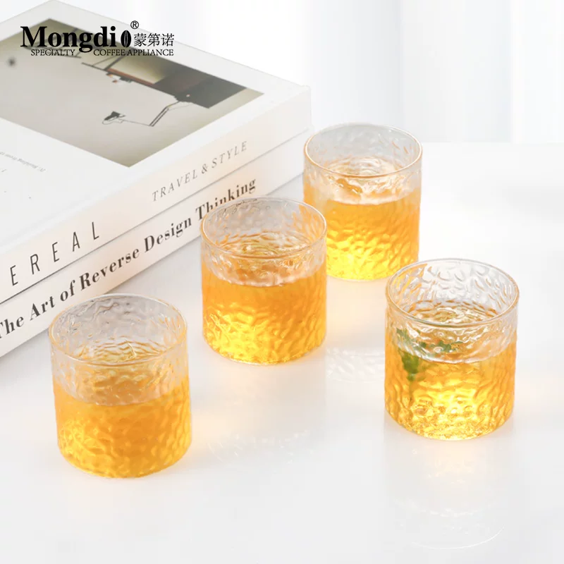 Cốc cà phê Mongdio cốc thủy tinh cao cấp tinh tế pha cà phê thủ công chia sẻ cốc cốc nếm thử cốc trong suốt