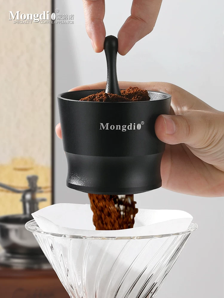 Mongdio bột cà phê thu gom cốc tay cầm bột vòng máy xay bột bắt 58mm phụ kiện máy pha cà phê