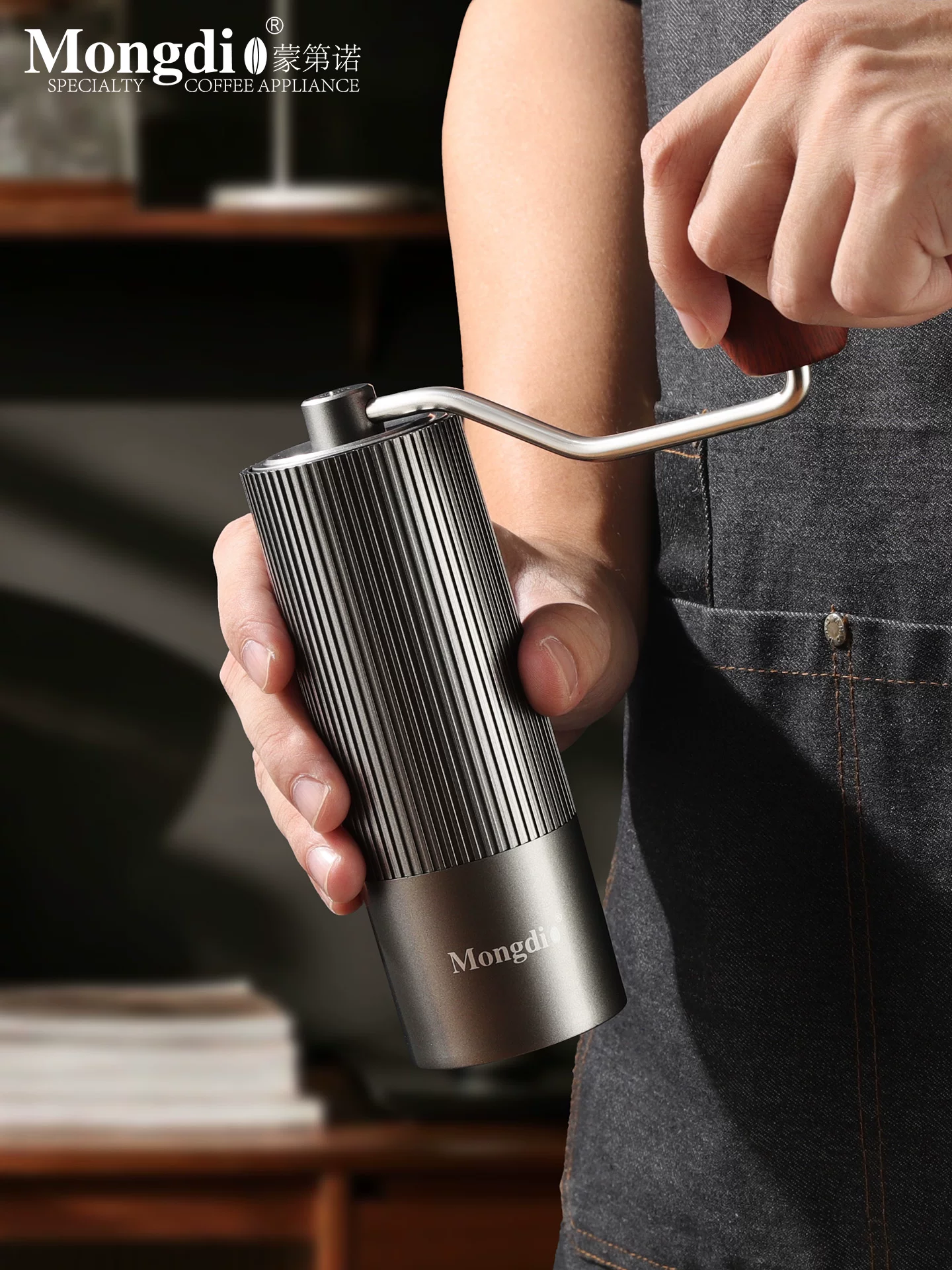 Máy xay cà phê quay tay Mongdio Máy xay cà phê thủ công Máy xay cà phê quay tay Máy xay cà phê thủ công