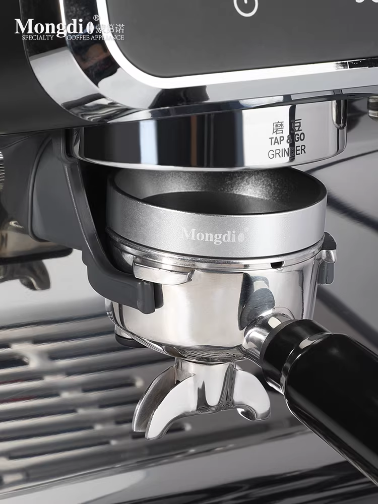 Vòng thu bột cà phê Mongdio vòng chống bắn tung tóe vòng thu bột từ tính tay cầm máy pha cà phê 51mm 58mm vòng thu bột