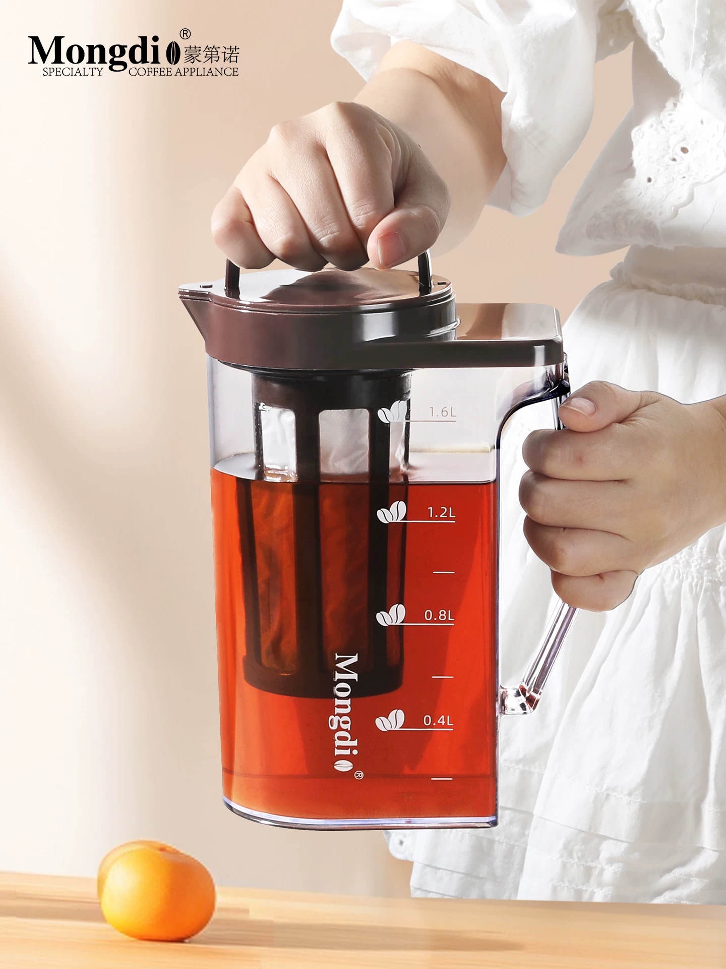 Bình pha cà phê lạnh Mongdio, bình pha cà phê lạnh, ấm pha trà lạnh, bình pha cà phê lạnh, cốc pha cà phê lạnh dung tích lớn, bình đựng nước lạnh